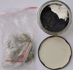 zabezpieczona marihuana 