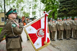 uroczyste przywitanie Komendnata W-MOSG 