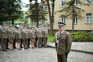 uroczyste przywitanie Komendnata W-MOSG 