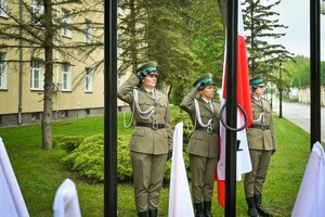 uroczyste przywitanie Komendnata W-MOSG 