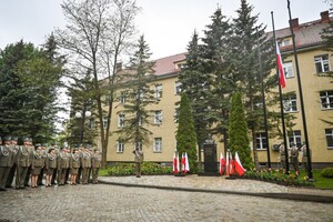 uroczyste przywitanie Komendnata W-MOSG 