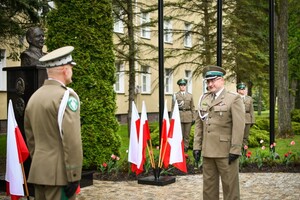 uroczyste przywitanie Komendnata W-MOSG 
