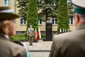 uroczyste przywitanie Komendnata W-MOSG 