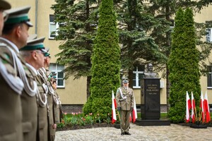uroczyste przywitanie Komendnata W-MOSG 