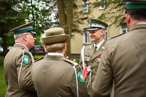 uroczyste przywitanie Komendnata W-MOSG 