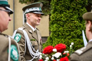 uroczyste przywitanie Komendnata W-MOSG 