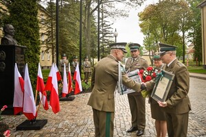 uroczyste przywitanie Komendnata W-MOSG 