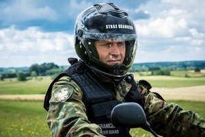 patrol z PSG w Baniach Mazurskich 
