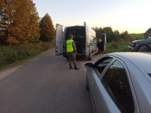 Łotysze przewozili migrantów 