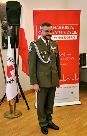 Wyróżnieni krwiodawcy z W-MOSG 