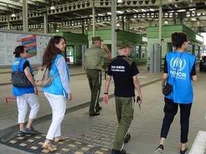 UNHCR na przejściach 