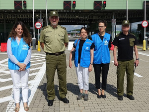 UNHCR na przejściach 