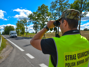 patrol z PSG w Gołdapi 