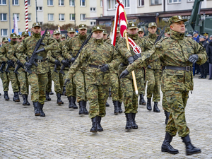 kompania honorowa Warmińsko-Mazurskiego Oddziału Straży Granicznej 