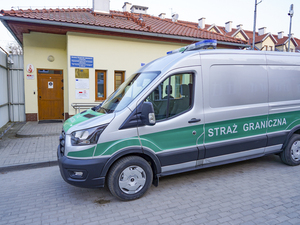 pojazd służbowy Straży Granicznej pojazd służbowy Straży Granicznej