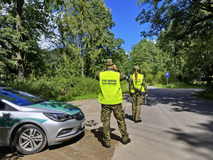 patrol funkcjonariuszy z Placówki Straży Granicznej w Barcianach patrol funkcjonariuszy z Placówki Straży Granicznej w Barcianach
