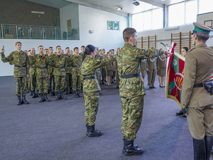 ślubujący funkcjonariusze Straży Granicznej ślubujący funkcjonariusze Straży Granicznej