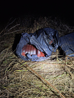 funkcjonariusze Straży Granicznej znaleźli papierosy na łące funkcjonariusze Straży Granicznej znaleźli papierosy na łące