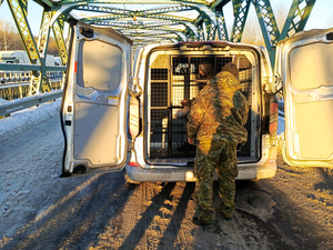 Ukrainiec doprowadzony do granicy Ukrainiec doprowadzony do granicy