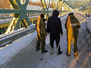 Ukrainiec doprowadzony do granicy Ukrainiec doprowadzony do granicy