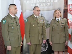 przekazanie obowiązków na stanowisku Komendanta Placówki Straży Granicznej w Olsztynie przekazanie obowiązków na stanowisku Komendanta Placówki Straży Granicznej w Olsztynie