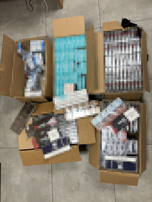 nielegalne papierosy w garażu nielegalne papierosy w garażu