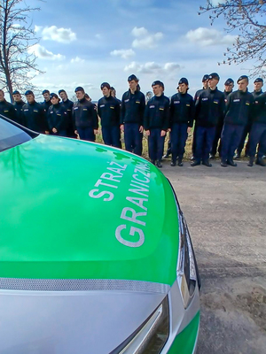 uczniowie z wizytą na Placówce Straży Granicznej w Barcianach uczniowie z wizytą na Placówce Straży Granicznej w Barcianach