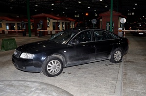 Zatrzymane Audi A6 