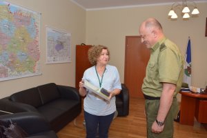 Wręczenie Komendantowi W-MOSG Certfikatu „Rubinowe Serce” 