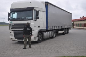 Zatrzymany DAF 