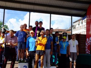 Mrągowski Biegowy Piknik Wojksowy - drużyna W-MOSG na podium 