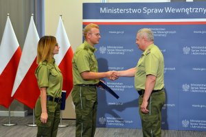 Wyróżnieni funkcjonariusze W-MOSG 