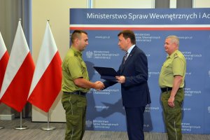 Wyróżnieni funkcjonariusze W-MOSG 