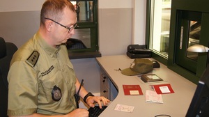 Kontrola graniczna w PSG w Bezledach