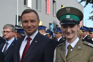 Pamiątkowe zdjęcie z Prezydentem RP