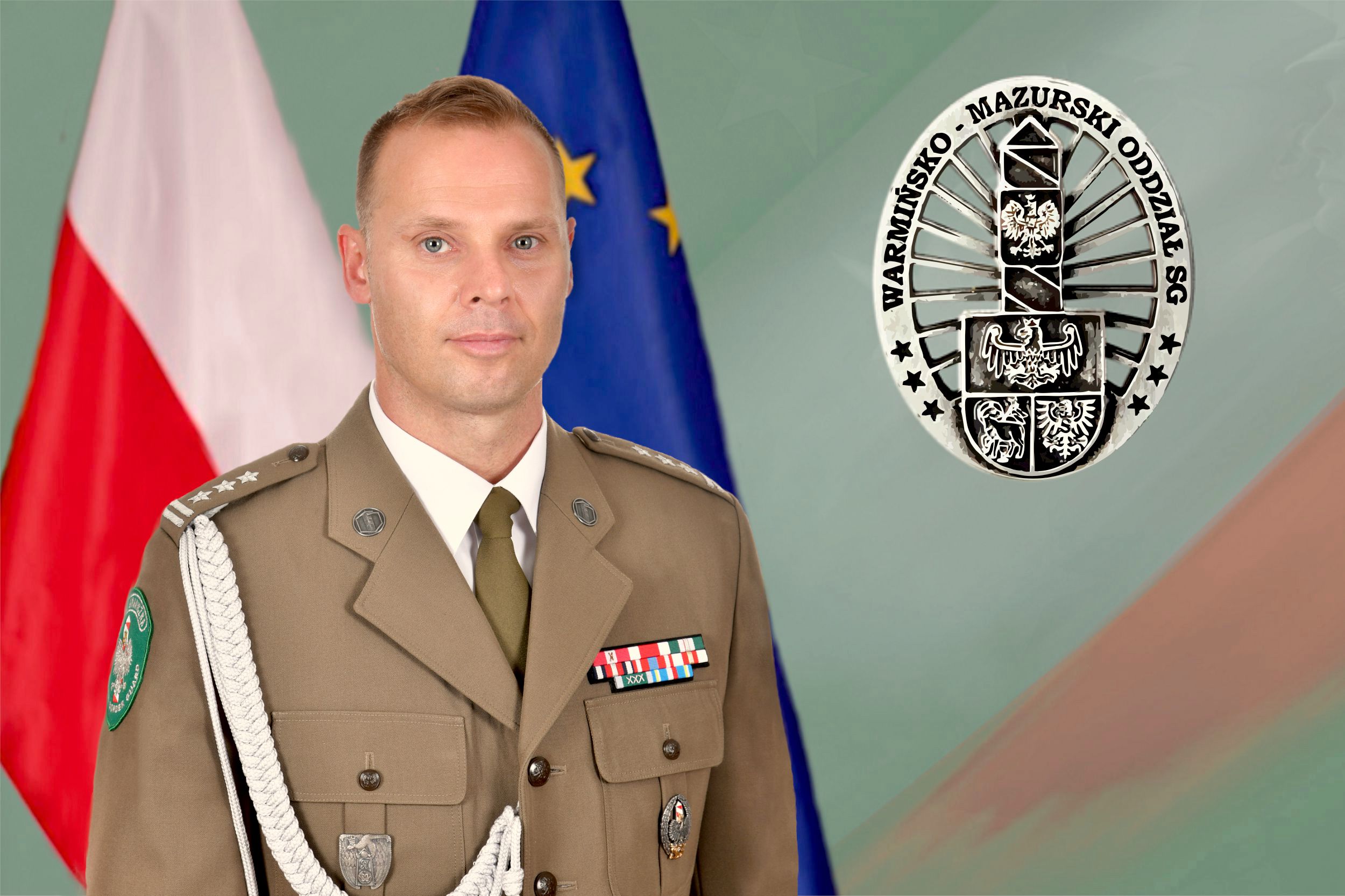 płk SG Daniel Wojtaszkiewicz Komendant-Warmińsko-Mazurskiego Oddziału Straży Granicznej
